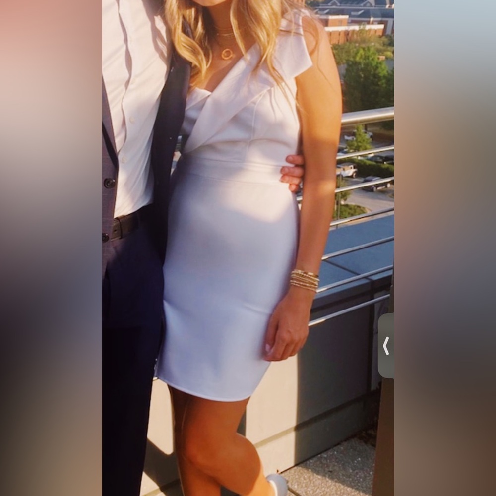 Karlie White Dress Graduation/Formal